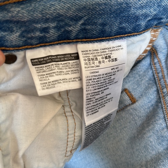 Levi 501 skinny size 27, 28 length - Picture 4 of 7